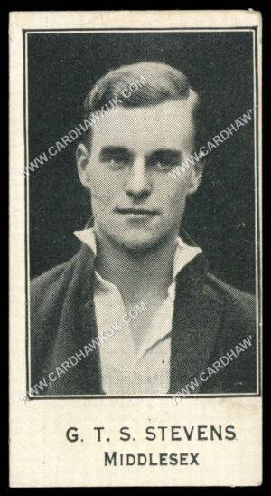 Barratt - 'Cricketers Footballers & Teams' (1925) - G.T.S. Stevens (Middlesex)