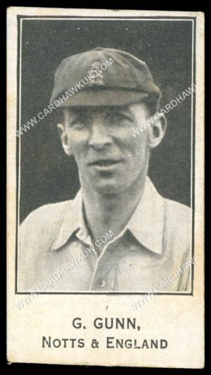 Barratt - 'Cricketers Footballers & Teams' (1925) - G. Gunn (Notts & England)