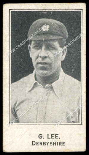 Barratt - 'Cricketers Footballers & Teams' (1925) - G. Lee (Derbyshire)