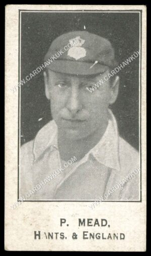 Barratt - 'Cricketers Footballers & Teams' (1925) - P. Mead (Hants & England)