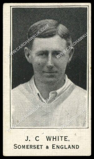 Barratt - 'Cricketers Footballers & Teams' (1925) - J.C. White (Somerset & England)