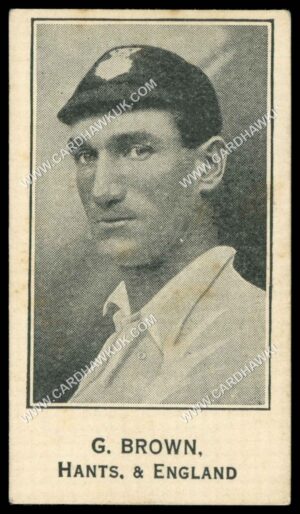 Barratt - 'Cricketers Footballers & Teams' (1925) - G. Brown (Hants & England)