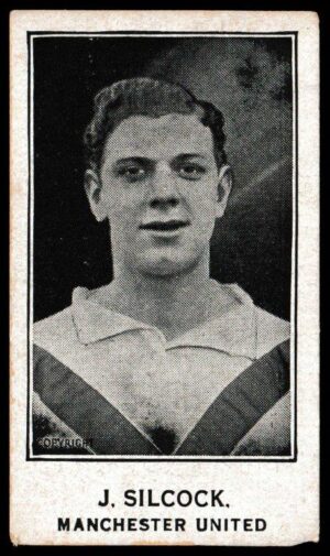 Barratt & Co - 'Cricketers Footballers & Football Teams' (c1925) - J. Silcock (Manchester Utd)