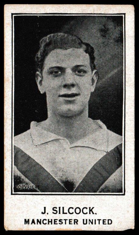 Barratt & Co - 'Cricketers Footballers & Football Teams' (c1925) - J. Silcock (Manchester Utd) Barratt & Co - 'Cricketers Footballers & Football Teams' (c1925) - J. Silcock (Manchester Utd)