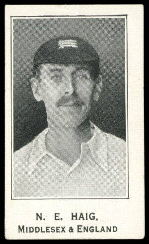 Barratt - 'Cricketers (Sweets Are Pure)' (c1930) - N.E. Haig (Middlesex)