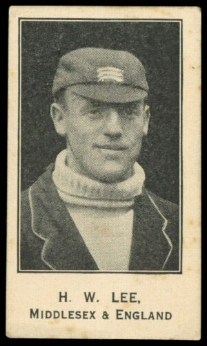 Barratt - 'Cricketers (Sherbet Novelties)' (c1930) - H.W. Lee (Middlesex)