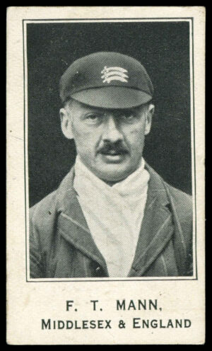 Barratt - 'Cricketers (Sherbet Novelties)' (c1930) - F.T. Mann (Middlesex)