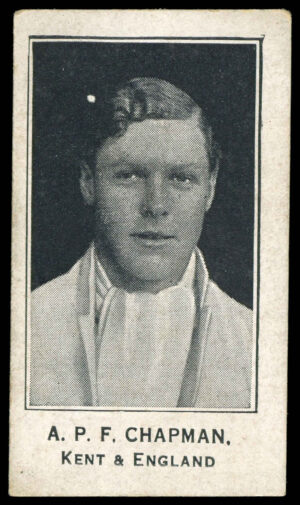 Barratt - 'Cricketers (Sherbet Novelties)' (c1930) - A.P.F. Chapman (Kent)