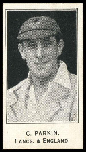 Barratt - 'Cricketers (Tarrab Brand)' (c1930) - C. Parkin (Lancs)