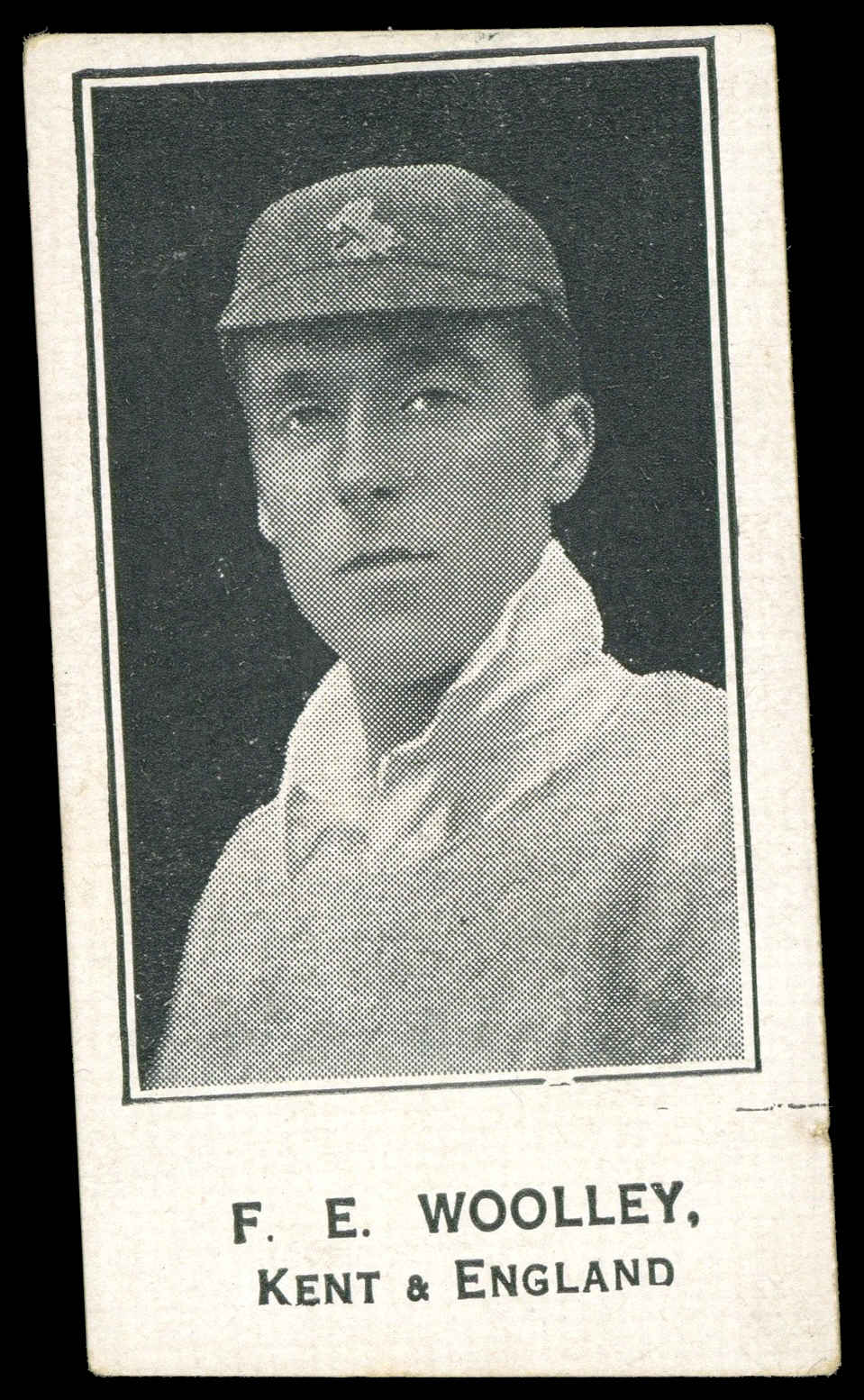 Barratt - 'Cricketers (Xmas Club)' (c1930) - F.E. Woolley (Kent) Barratt - 'Cricketers (Xmas Club)' (c1930) - F.E. Woolley (Kent)