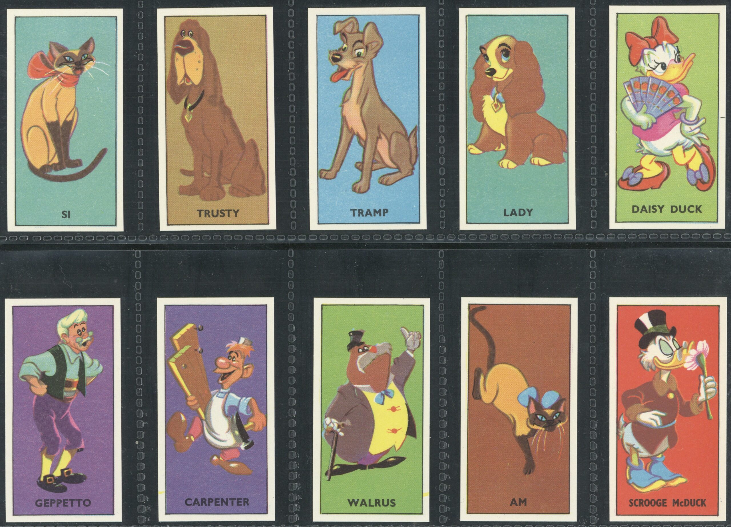 Barratt - 'Disney Characters (S2)' - Complete Set (1957) Barratt - 'Disney Characters (S2)' - Complete Set (1957)