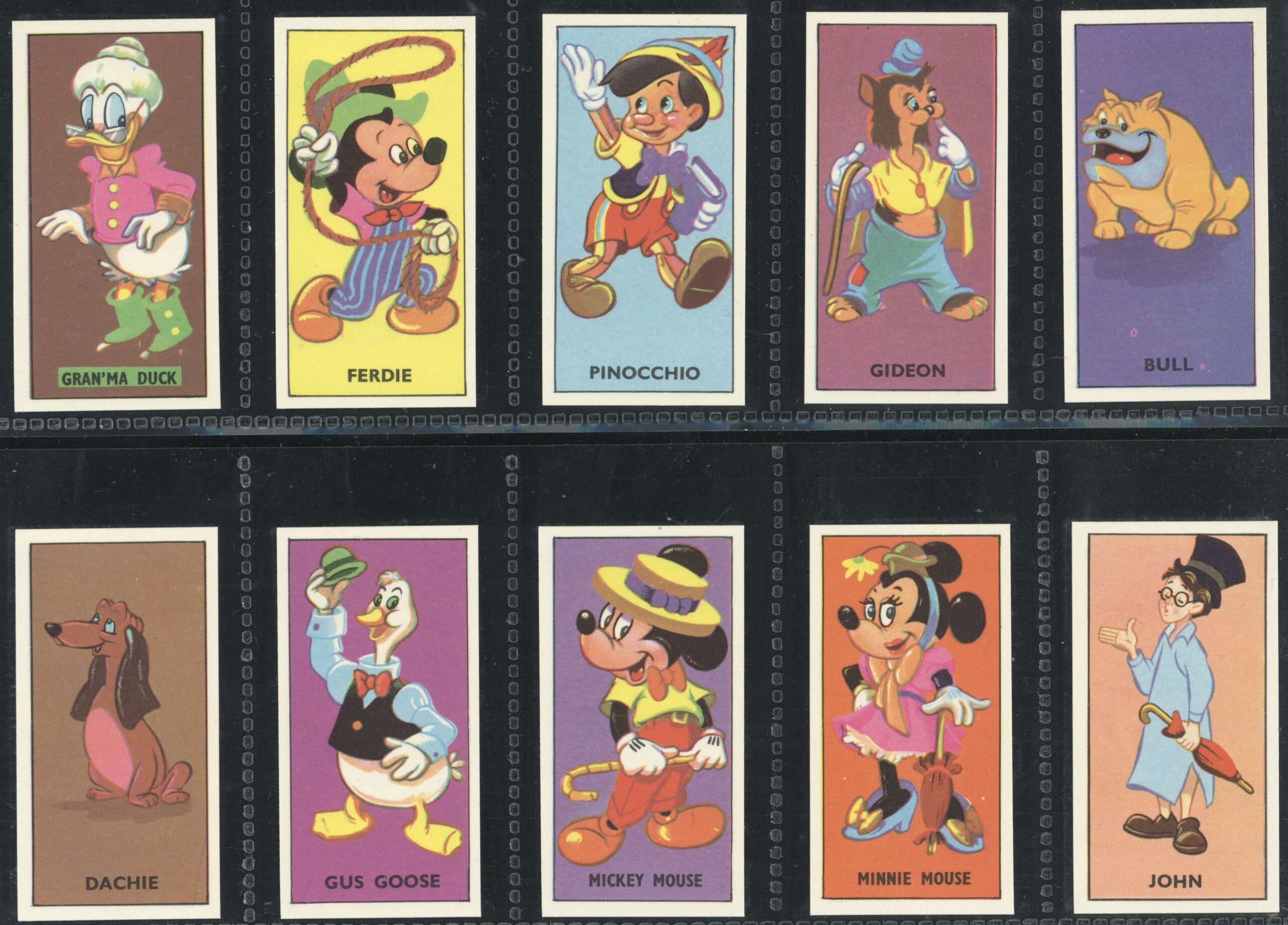 Barratt - 'Disney Characters (S2)' - Complete Set (1957) Barratt - 'Disney Characters (S2)' - Complete Set (1957)