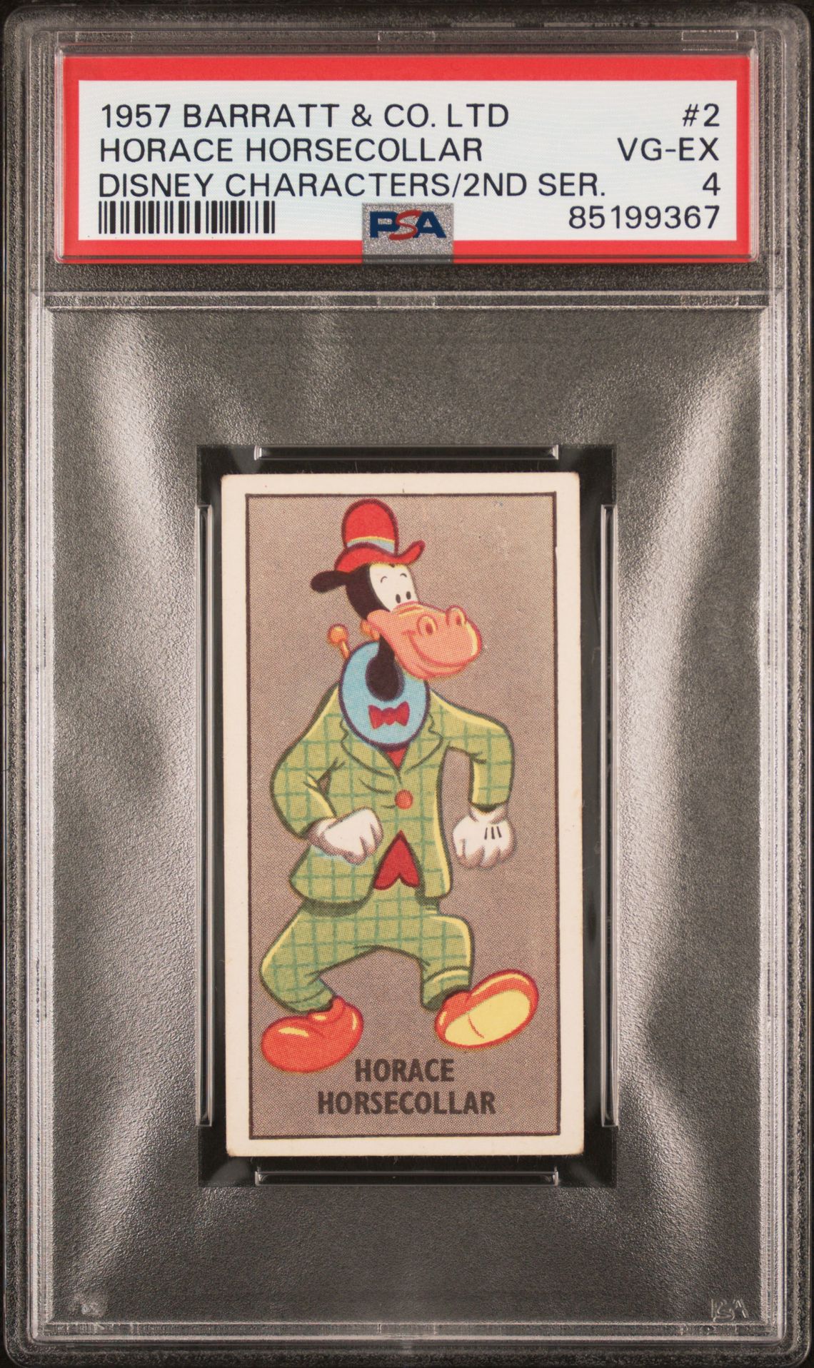 Barratt - 'Disney Characters (S2)' (1957) - Horace Horsecollar **PSA4** Barratt - 'Disney Characters (S2)' (1957) - Horace Horsecollar **PSA4**