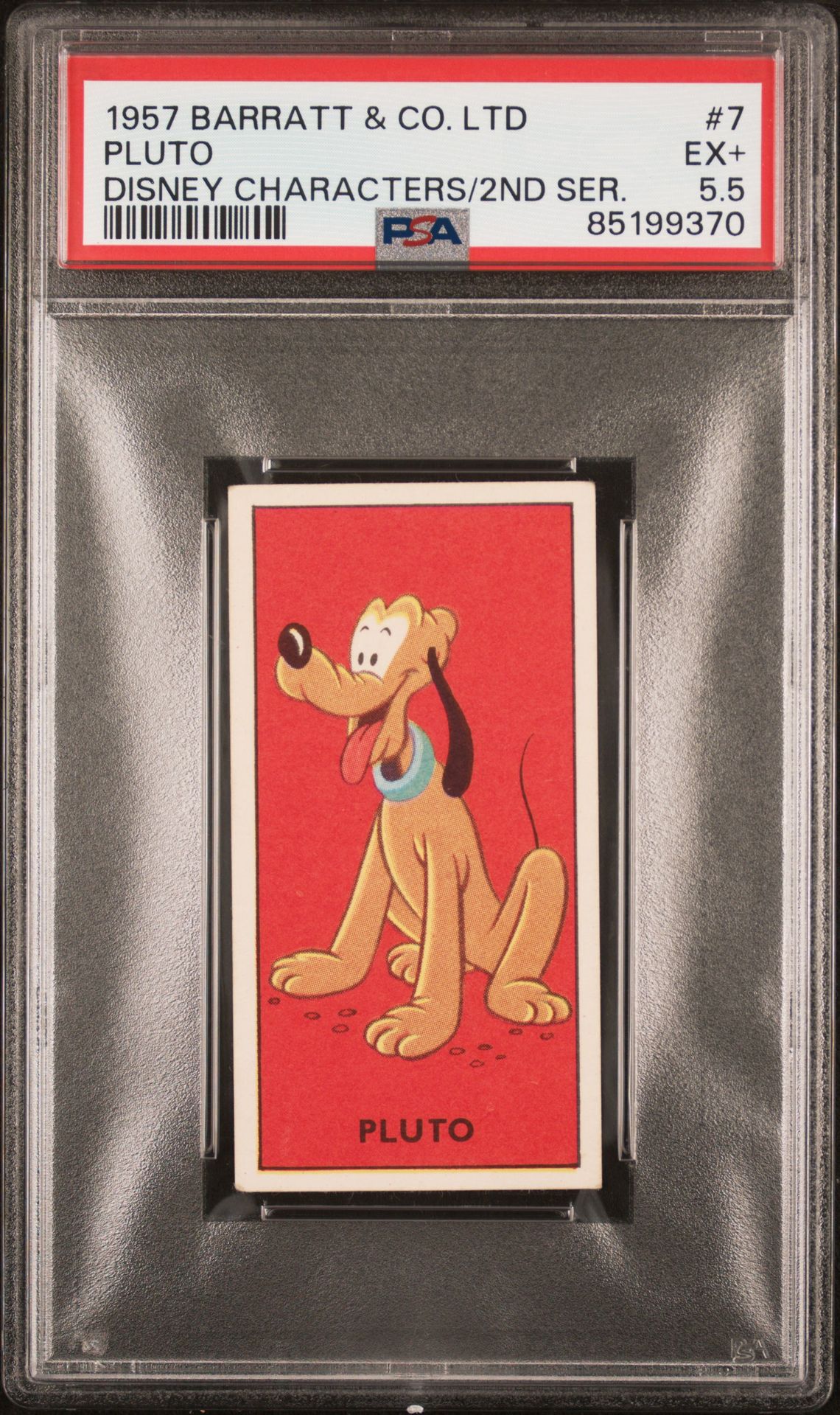 Barratt - 'Disney Characters (S2)' (1957) - Pluto **PSA5.5** Barratt - 'Disney Characters (S2)' (1957) - Pluto **PSA5.5**