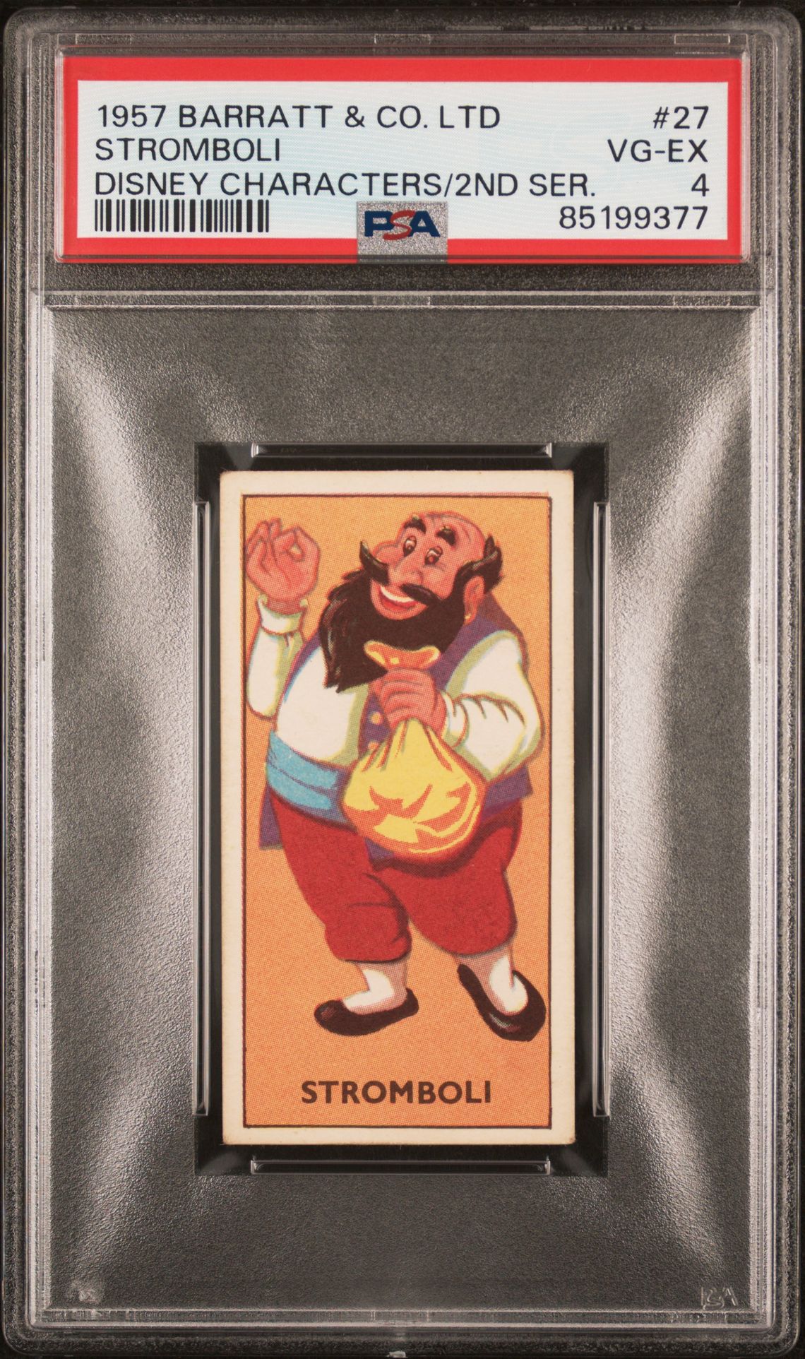 Barratt - 'Disney Characters (S2)' (1957) - Stromboli **PSA4** Barratt - 'Disney Characters (S2)' (1957) - Stromboli **PSA4**