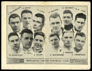 Barratt - 'English Teams Div 1 (1933)' (1933) - Newcastle United (Bettn fourth)