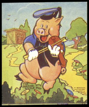 Barratt & Co - 'Characters from Fairy Tales' The Second Little Pig (c1940) Barratt & Co - 'Characters from Fairy Tales' The Second Little Pig (c1940)