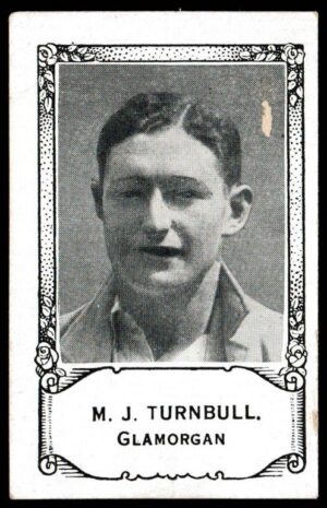 Barratt & Co - 'Famous Cricketers - 1930 - Card #23 - M.J. Turnbull (Glamorgan)