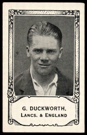 Barratt - 'Famous Cricketers 1930' (1930) - G. Duckworth (Lancs)