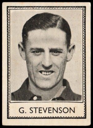 Barratt - 'Famous Footballers 1937-38' (1937) - G. Stevenson (Motherwell)