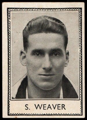 Barratt - 'Famous Footballers 1937-38' (1937) - S. Weaver (Chelsea)