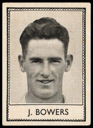 Barratt - 'Famous Footballers 1937-38' (1937) - J. Bowers (Leicester City)