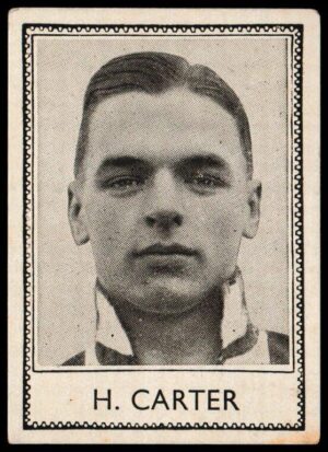 Barratt - 'Famous Footballers 1937-38' (1937) - H. Carter (Sunderland)