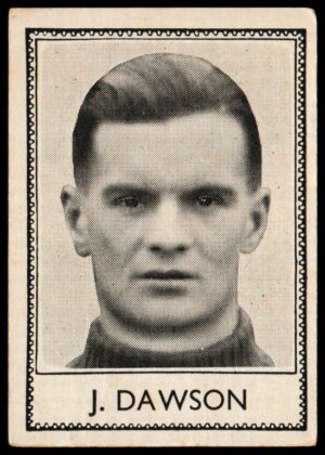 Barratt - 'Famous Footballers 1937-38' (1937) - J. Dawson (Rangers)