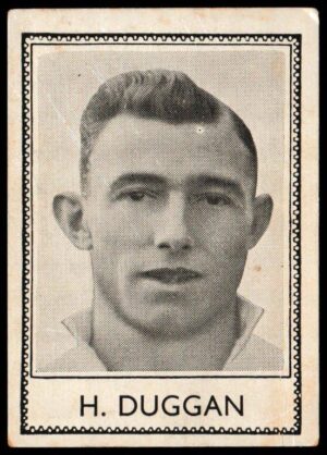 Barratt - 'Famous Footballers 1937-38' (1937) - H. Duggan (Leeds Utd)