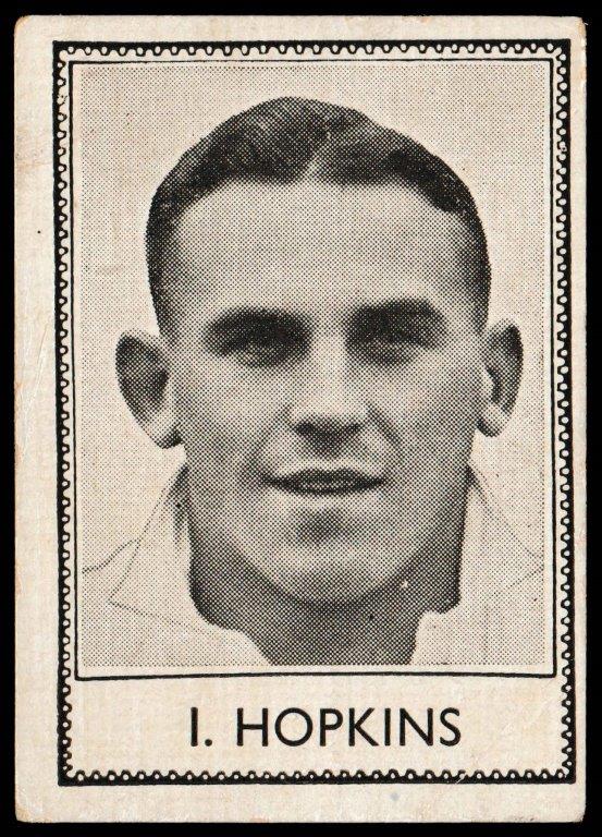 Barratt - 'Famous Footballers 1937-38' (1937) - I. Hopkins (Brentford) Barratt - 'Famous Footballers 1937-38' (1937) - I. Hopkins (Brentford)