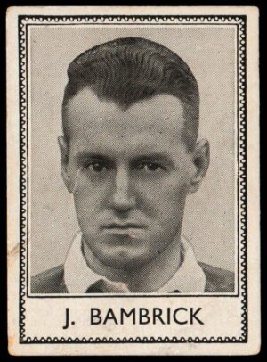 Barratt - 'Famous Footballers 1937-38' (1937) - J. Bambrick (Chelsea) Barratt - 'Famous Footballers 1937-38' (1937) - J. Bambrick (Chelsea)