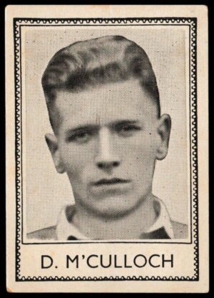 Barratt - 'Famous Footballers 1937-38' (1937) - D. McCulloch (Brentford)