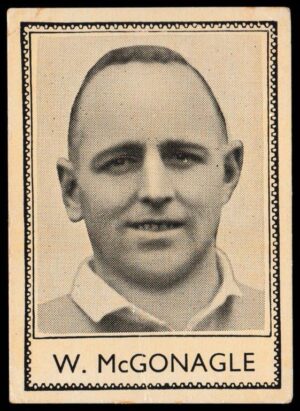 Barratt - 'Famous Footballers 1937-38' (1937) - W. McGonagle (Celtic)