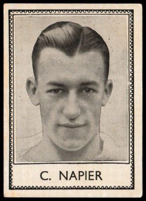 Barratt - 'Famous Footballers 1937-38' (1937) - C. Napier (Derby County)