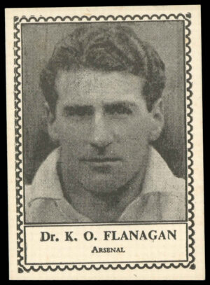Barratt - 'Famous Footballers 1947-48' (1947) - Dr. K.O'Flanagan (Arsenal)