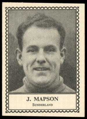 Barratt - 'Famous Footballers 1947-48' (1947) - J. Mapson (Sunderland)