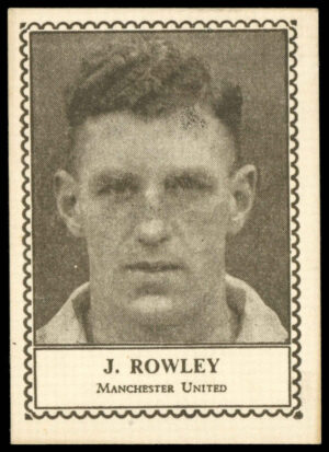 Barratt - 'Famous Footballers 1947-48' (1947) - J. Rowley (Manchester United)