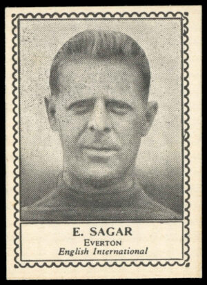 Barratt - 'Famous Footballers 1948-49' (1948) - E. Sagar (Everton)
