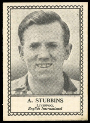 Barratt - 'Famous Footballers 1948-49' (1948) - A. Stubbins (Liverpool)