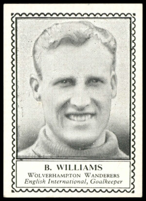 Barratt - 'Famous Footballers 1949-50' (1949) - B. Williams (Wolverhampton Wanderers)