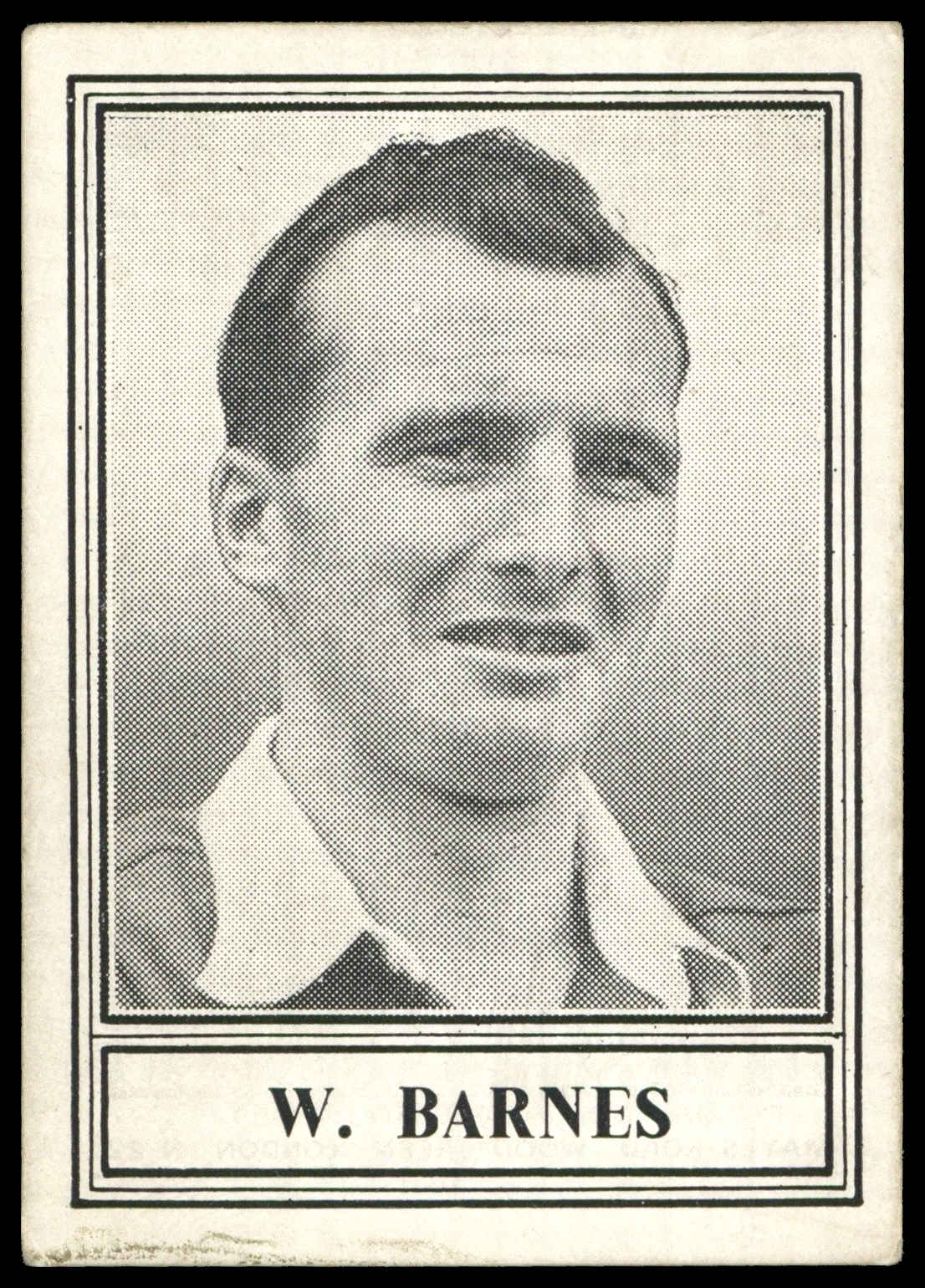 Barratt - 'Famous Footballers New Series (1952)' - W. Barnes (Arsenal) Barratt - 'Famous Footballers New Series (1952)' - W. Barnes (Arsenal)