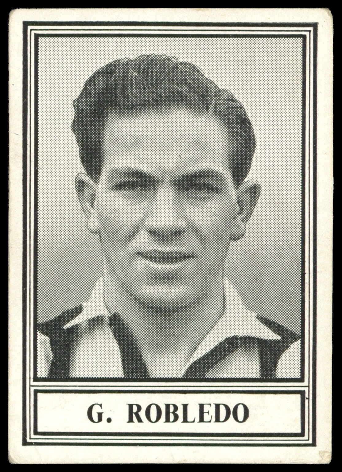 Barratt - 'Famous Footballers New Series (1952)' - George Robledo (Newcastle United) Barratt - 'Famous Footballers New Series (1952)' - George Robledo (Newcastle United)