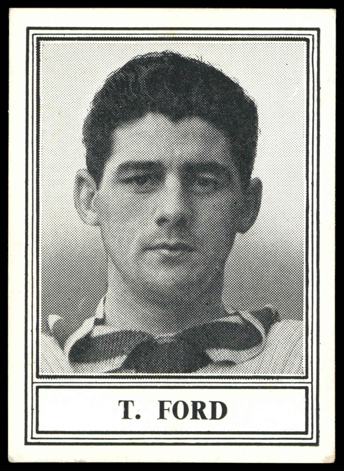 Barratt - 'Famous Footballers New Series (1952)' - T. Ford (Sunderland) Barratt - 'Famous Footballers New Series (1952)' - T. Ford (Sunderland)