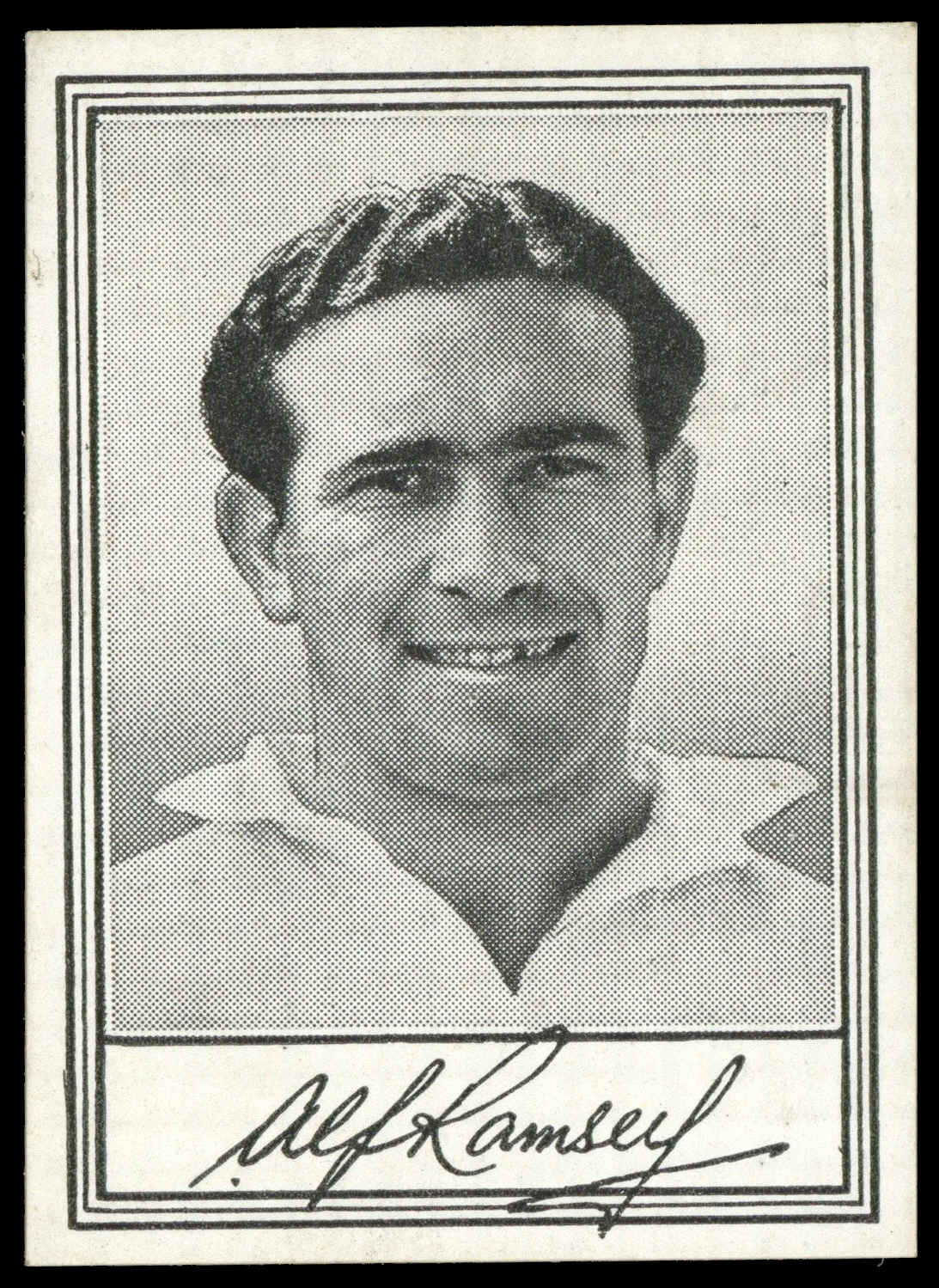 Barratt - 'Famous Footballers A.1' (1953) - A. Ramsey (Spurs) Barratt - 'Famous Footballers A.1' (1953) - A. Ramsey (Spurs)