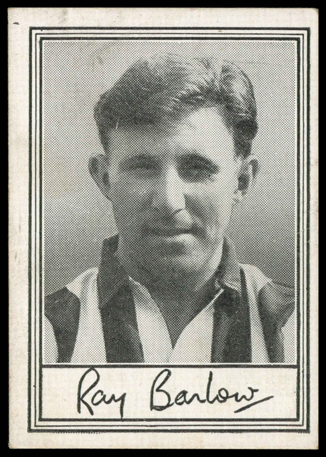 Barratt - 'Famous Footballers A.1' (1953) - R. Barlow (West Brom) Barratt - 'Famous Footballers A.1' (1953) - R. Barlow (West Brom)