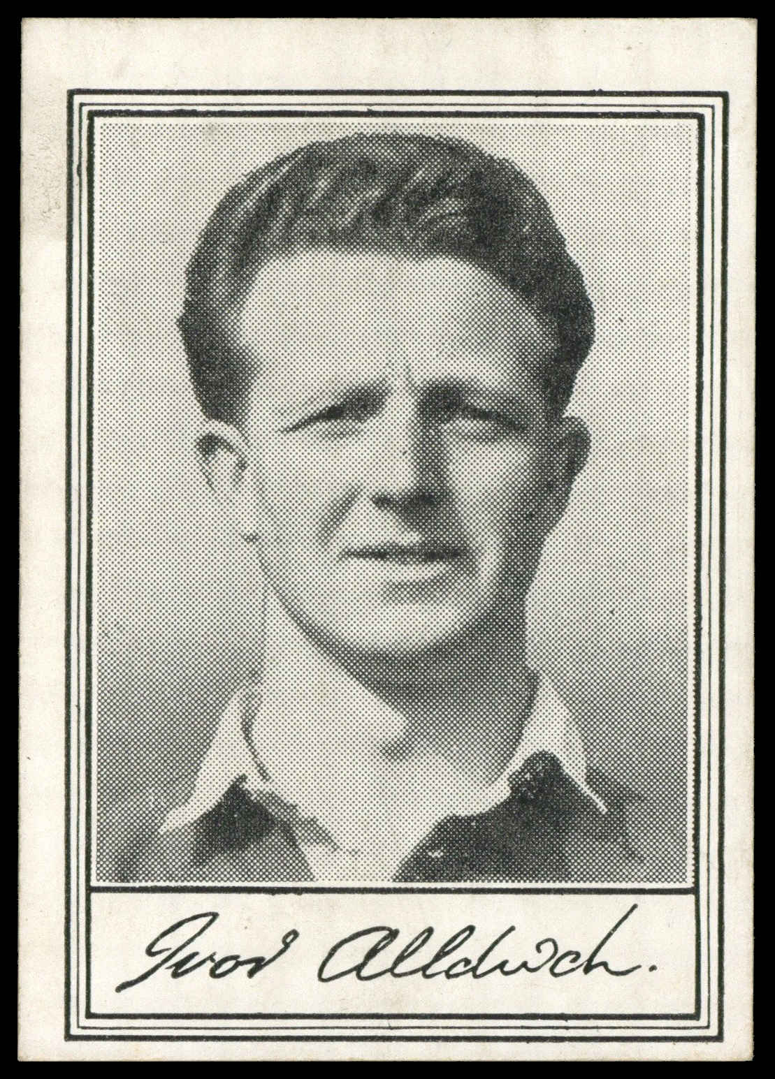 Barratt - 'Famous Footballers A.1' (1953) - I. Allchurch (Swansea Town) Barratt - 'Famous Footballers A.1' (1953) - I. Allchurch (Swansea Town)