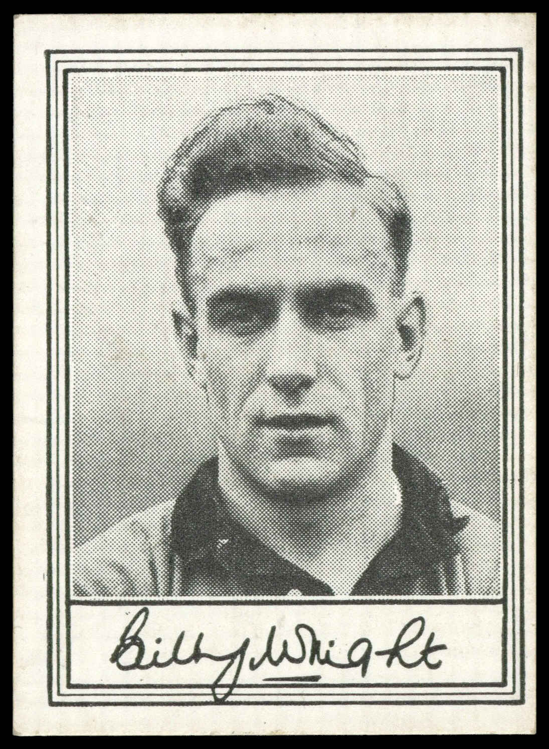 Barratt - 'Famous Footballers A.1' (1953) - W.A. Wright (Wolves) Barratt - 'Famous Footballers A.1' (1953) - W.A. Wright (Wolves)