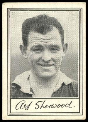 Barratt - 'Famous Footballers A.2' (1954) - Alf Sherwood (Cardiff City)