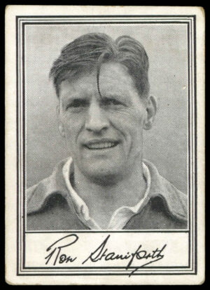Barratt - 'Famous Footballers A.2' (1954) - Ron Staniforth (Huddersfield Town)