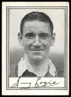Barratt - 'Famous Footballers A.2' (1954) - Jimmy Logie (Arsenal)